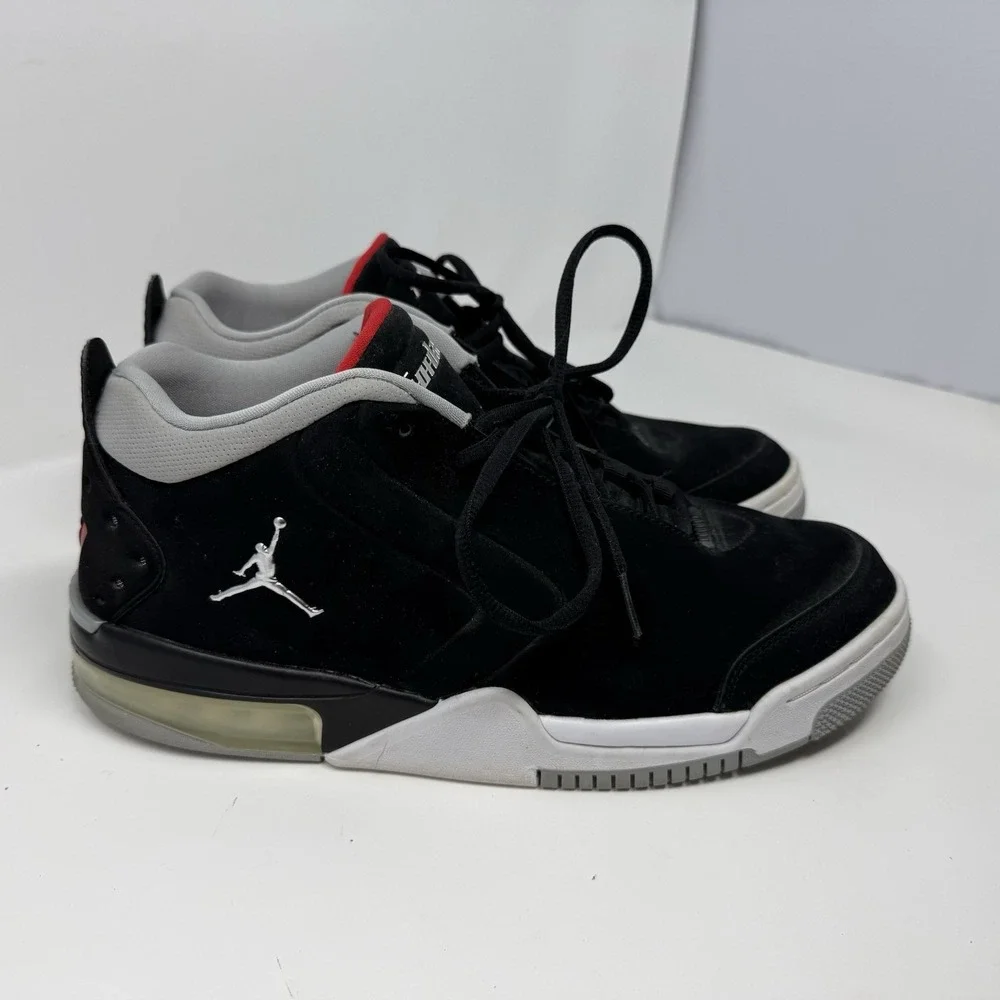 Air Jordan BV6273-001 Black Suede Shoes Men's Size 11 - Picture 2 of 10